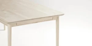 &Tradition Tische-Stolab Prima Vista Tisch, 50 cm lange Ausziehplatte, Birke matt lackier