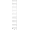 Lundia Regale-String Furniture Bodenplatte String 200 x 30 cm, 1er-Pack, grau