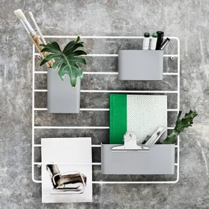 String Furniture Regale-Organizer String, 3er-Pack, schwarz