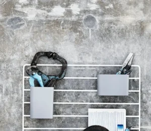 Montana Furniture Regale-String Furniture Organizer String, 3er-Pack, grau