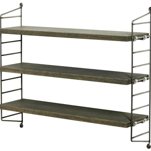 Kinder String Furniture Möbel Für Das Kinderzimmer | Regale^Regal String Pocket, Sonderauflage, Eiche grau - Metall roh