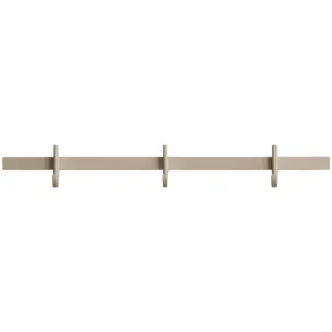 String Furniture Garderoben Und Kleiderbügel^Relief Hakenleiste, klein, 41 cm, Beige