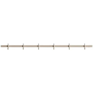String Furniture Garderoben Und Kleiderbügel^Relief Hakenleiste, mittelgroß, 82 cm, Beige