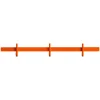 String Furniture Garderoben Und Kleiderbügel^Relief Hakenleiste, klein, 41 cm, Orange