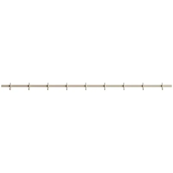 String Furniture Garderoben Und Kleiderbügel^Relief Hakenleiste, groß, 123 cm, Beige