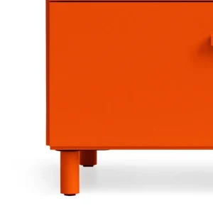 String Furniture Aufbewahrungsmöbel | Aufbewahrungsmöbel^Relief Kommode mit Beinen, breit, Orange