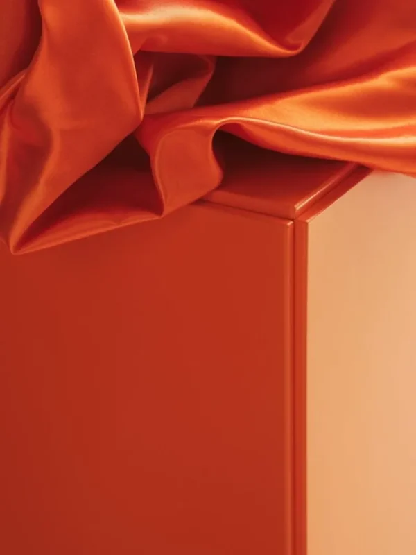 String Furniture Aufbewahrungsmöbel | Aufbewahrungsmöbel^Relief Kommode mit Beinen, breit, Orange