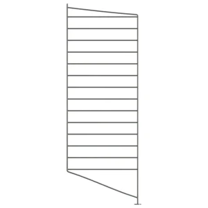 String Furniture Regale-String Bodenplatte, 85 x 30 cm, 1er-Pack, dunkelgrau
