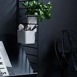String Furniture Regale-String Bodenplatte, 85 x 30 cm, 2er-Pack, schwarz