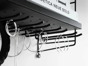 Harri Koskinen Works Regale-String Furniture String Hängegestell, 30 cm, 2er Pack, Beige