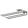 Muuto Regale-String Furniture String Kleiderstange 20 cm, 2er-Set, dunkelgrau