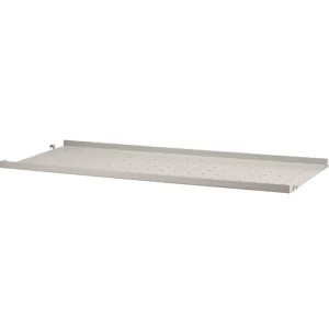 ferm LIVING Regale-String Furniture String Metallregal, 78 x 30 cm, niedrig, Beige