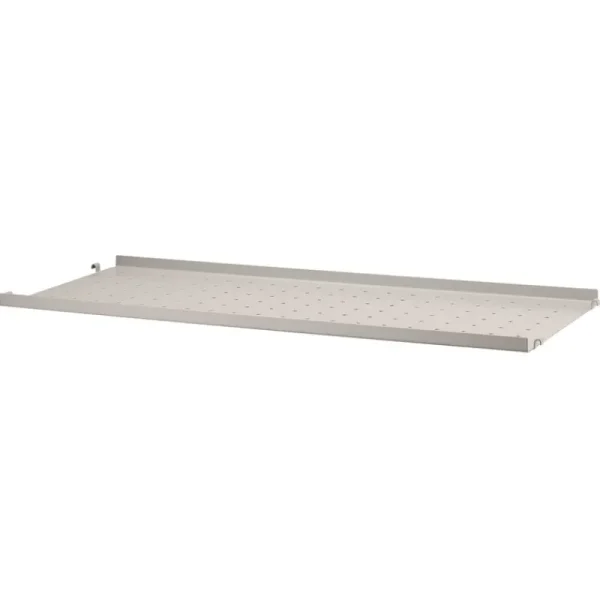 ferm LIVING Regale-String Furniture String Metallregal, 78 x 30 cm, niedrig, Beige