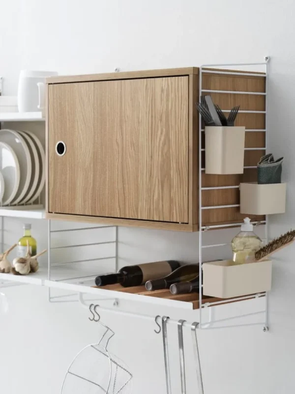 String Furniture Regale-String Organizer, 3er Pack, Beige