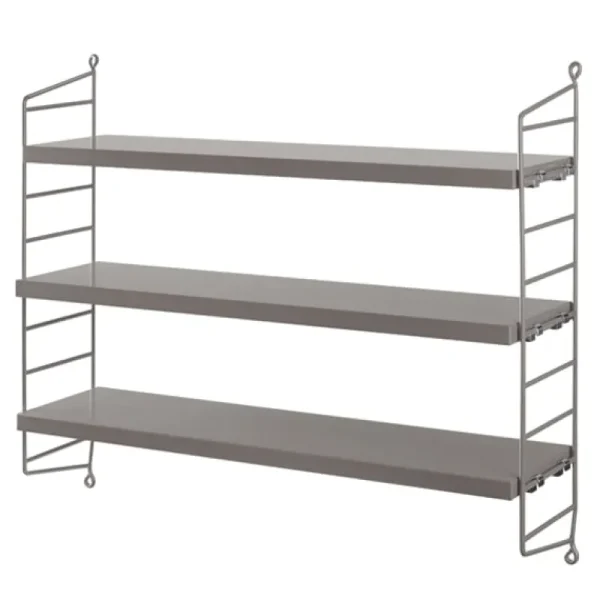 Kinder String Furniture Möbel Für Das Kinderzimmer | Regale^String Pocket Regal, grau