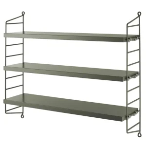 Kinder String Furniture Möbel Für Das Kinderzimmer | Regale^String Pocket Regal, Salbeigrün