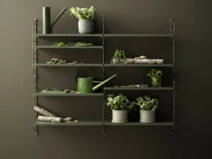 Kinder String Furniture Möbel Für Das Kinderzimmer | Regale^String Pocket Regal, Salbeigrün