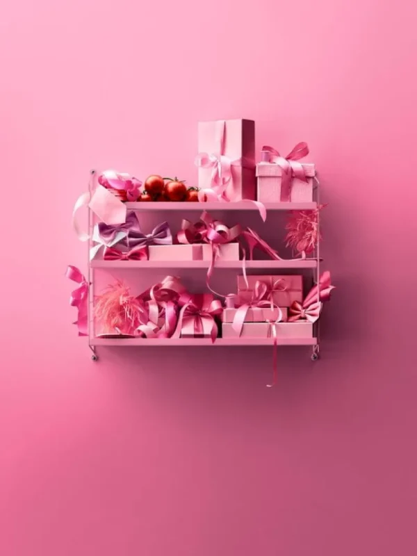 Kinder String Furniture Möbel Für Das Kinderzimmer | Regale^String Pocket Regal, Metall, Fuchsie
