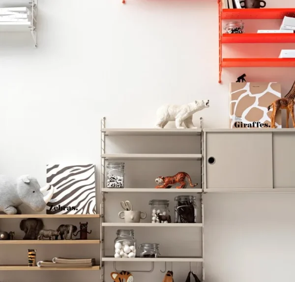 Kinder String Furniture Möbel Für Das Kinderzimmer | Regale^String Pocket Regal, weiß