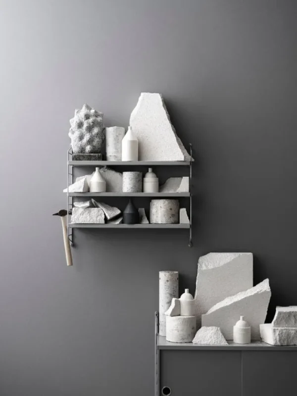 Kinder String Furniture Möbel Für Das Kinderzimmer | Regale^String Pocket Regal, grau