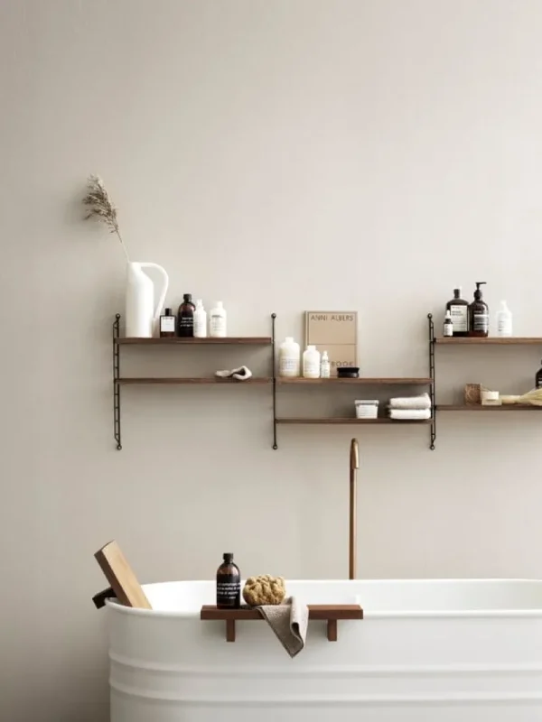 Kinder String Furniture Möbel Für Das Kinderzimmer | Regale^String Pocket Regal, Walnuss - schwarz