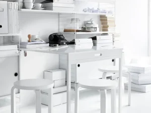 String Furniture Regale-String Regal, 78 x 30 cm, 3er-Pack, weiß