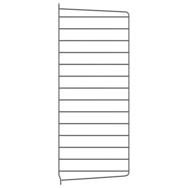 String Furniture Regale-String Seitenwange 75 x 30 cm, 2er-Pack, dunkelgrau