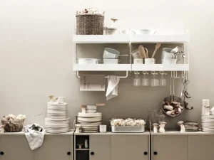 String Furniture Regale-String Seitenwand, 75 x 20 cm, 2 Stück, Beige