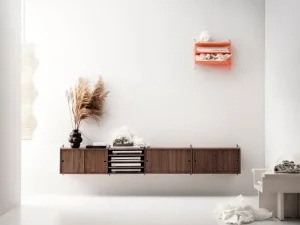 String Furniture Regale-String Seitenwand, 50 x 30 cm, 1 Stück, Braun