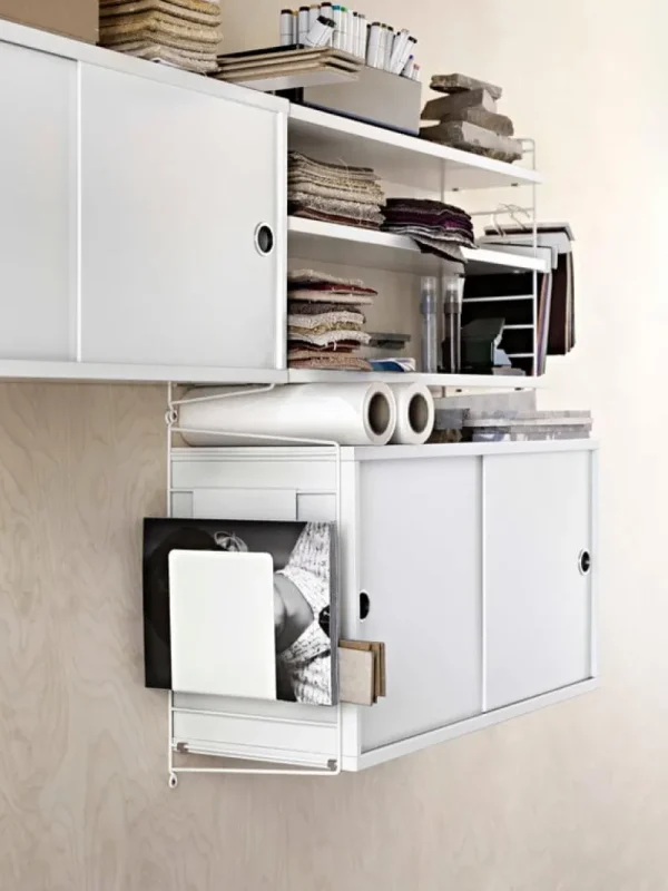 Frama Regale-String Furniture String Schrank, 78 x 30 cm, weiß
