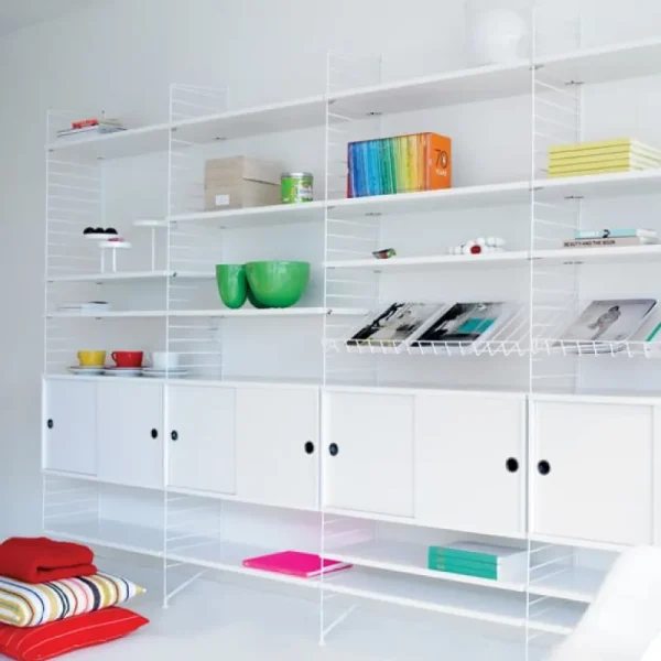 Frama Regale-String Furniture String Schrank, 78 x 30 cm, weiß
