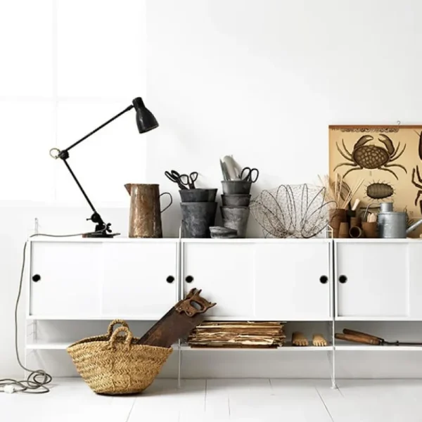Frama Regale-String Furniture String Schrank, 78 x 30 cm, weiß