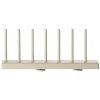 String Furniture Regale-String Tellerablage, 20 cm, 2 Stück, Beige