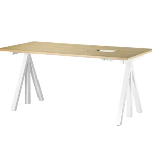 String Furniture Schreibtische Und Raumtrenner | Tische^String Works höhenverstellbarer Tisch, 160 cm, Eiche