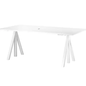 String Furniture Schreibtische Und Raumtrenner | Tische^String Works höhenverstellbarer Schreibtisch, 180 cm, weiß