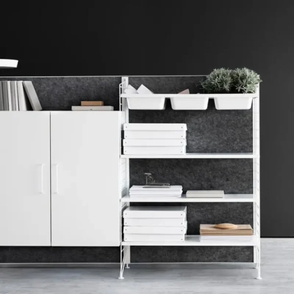 String Furniture Aufbewahrungsmöbel | Regale^String Works Aktenschrank, weiß