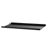 Muuto Regale-String Furniture String-Metallregal, 58 x 30 cm, niedrig, schwarz