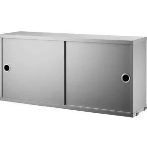 String Furniture Regale-String-Schrank, 78 x 20 cm, grau
