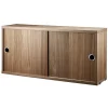 Maze Regale-String Furniture String-Schrank, 78 x 20 cm, Walnuss