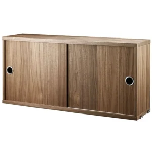 Maze Regale-String Furniture String-Schrank, 78 x 20 cm, Walnuss