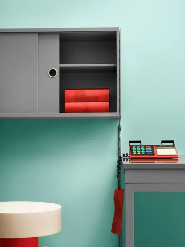 String Furniture Regale-String-Schrank, 78 x 20 cm, grau