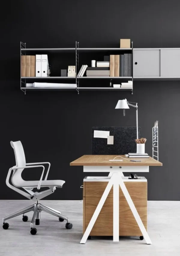 String Furniture Regale-String-Schrank, 78 x 20 cm, grau
