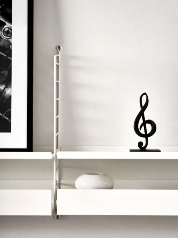 String Furniture Regale-String-Seitenwand 50 x 30 cm, 2er-Pack, weiß