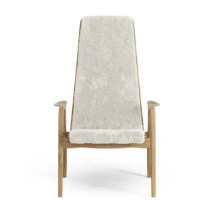 Swedese Sitzgelegenheiten-Lamino Sessel, Schaffell, Cremeweiß