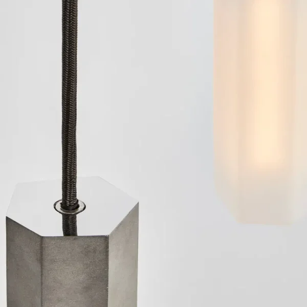 Tala Deckenleuchten-Basalt Nine Pendelleuchte, Edelstahl