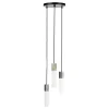 Tom Dixon Deckenleuchten-Tala Basalt Triple Pendelleuchte, Edelstahl
