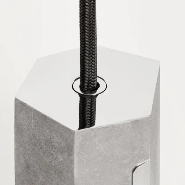 Tom Dixon Deckenleuchten-Tala Basalt Triple Pendelleuchte, Edelstahl