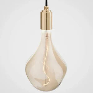 Tala Deckenleuchten-Brass Nine Pendelleuchte mit Voronoi II Glühbirnen