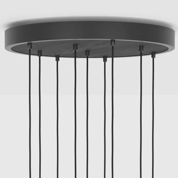 LYFA Deckenleuchten-Tala Graphite Nine Pendelleuchte mit Voronoi II Glühbirnen