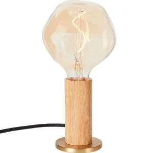 HAY Tischlampen-Tala Knuckle Tischleuchte mit Voronoi I Glühlampe, Eiche
